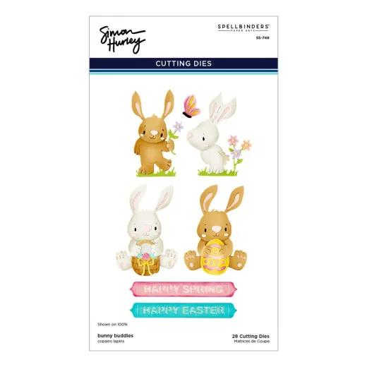 Simon Hurley - Cutting Dies - Happy Spring - Bunny Buddies