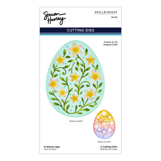 Simon Hurley - Cutting Dies - Happy Spring - In Bloom Egg