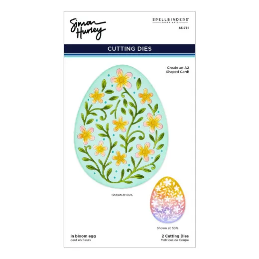 Simon Hurley - Cutting Dies - Happy Spring - In Bloom Egg