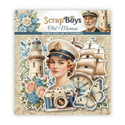 ScrapBoys - Die-Cut Elements - Old Marina