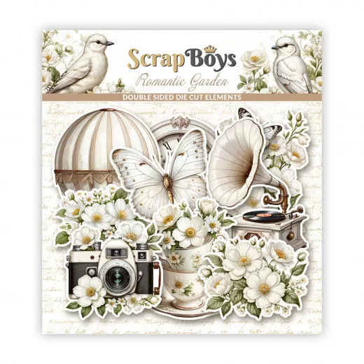 ScrapBoys - Die-Cut Elements - Romantic Garden