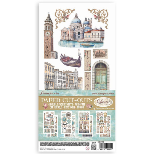 Stamperia Paper Cut-Outs - Venice City of Art