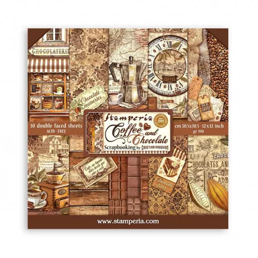 Coffee and Chocolate - 12x12 Paper Pack