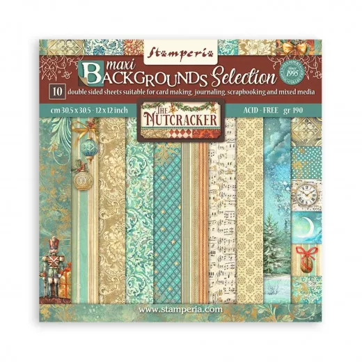 The Nutcracker - 12x12 Maxi Background Paper Pack