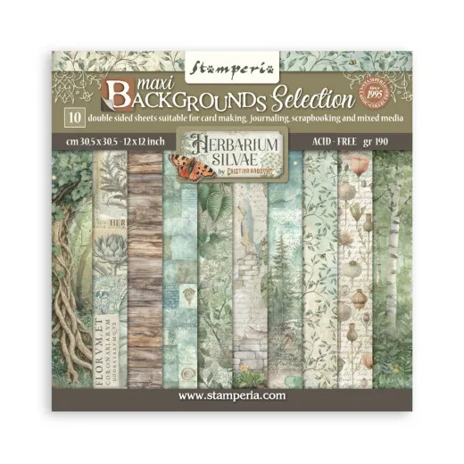 Herbarium Silvae - 12x12 Maxi Background Selection