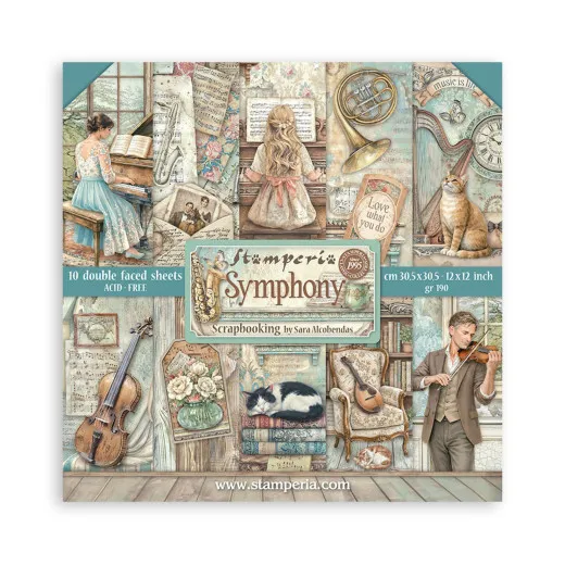 Symphony by Sara Alcobendas - 12x12 Paper Pack