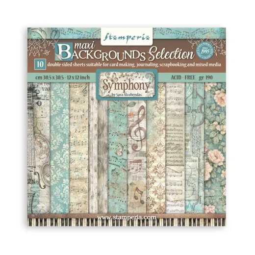 Symphony by Sara Alcobendas - 12x12 Maxi Background Selection