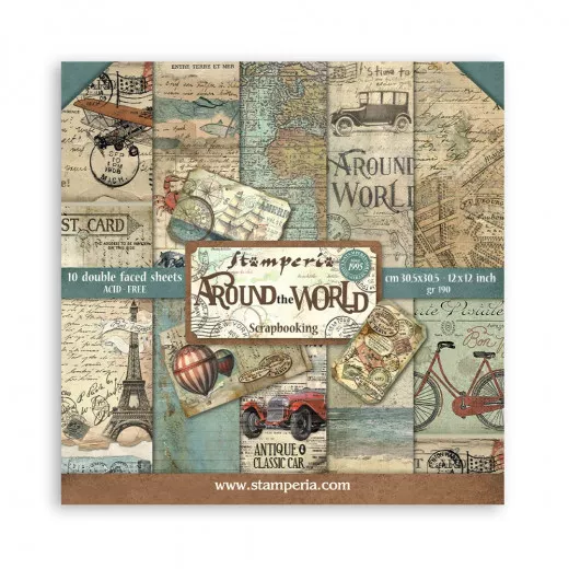 Around The World 12x12 Paper Pack