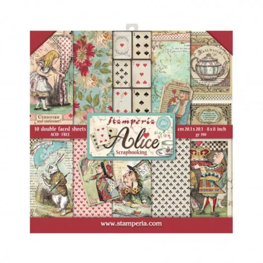 Alice 8x8 Paper Pack