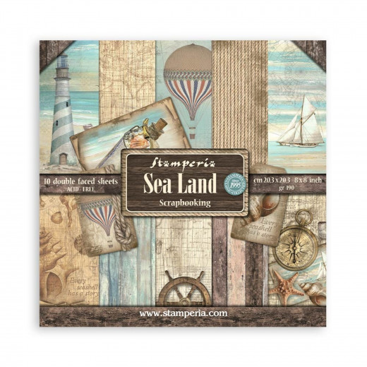 Sea Land - 8x8 Paper Pack