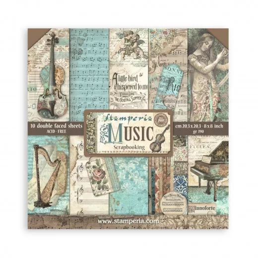 Music - 8x8 Paper Pack