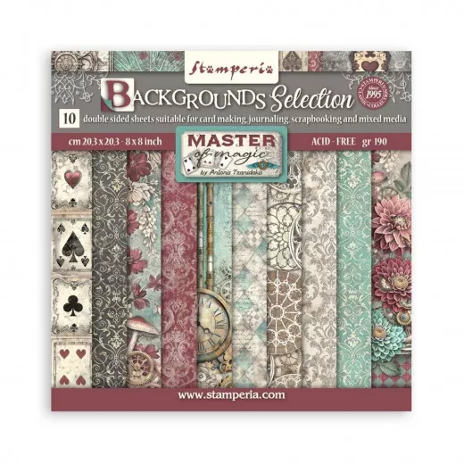 Master of Magic - 8x8 MAXI Backgrounds Paper Pad