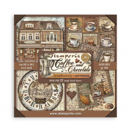 Coffee and Chocolate - 8x8 Maxi Paper Pack