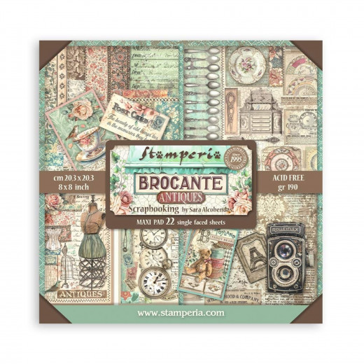 Brocante Antiques - 8x8 Maxi Paper Pack