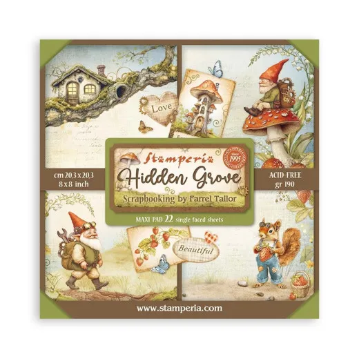 Hidden Grove - 8x8 MAXI Backgrounds Selection (einseitig)