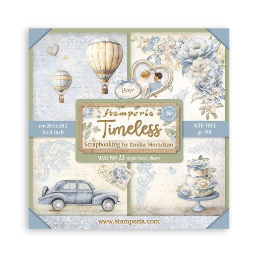 Timeless - 8x8 MAXI Paper Pad (einseitig)