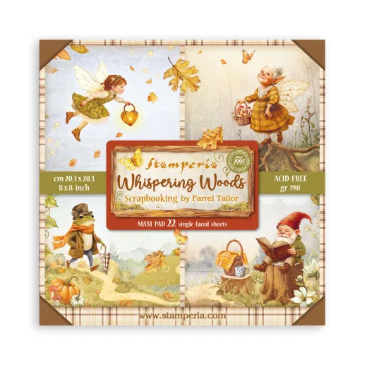 Whispering Woods - 8x8 MAXI Paper Pad (einseitig)