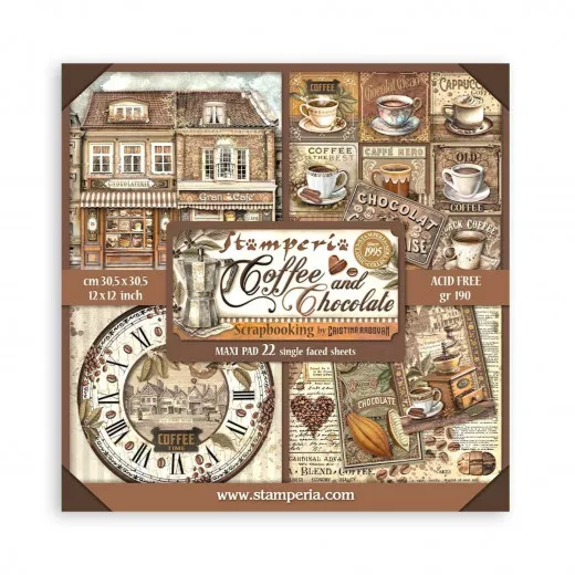 Coffee and Chocolate - 12x12 Maxi Paper Pack