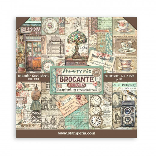 Brocante Antiques - 12x12 Maxi Paper Pack