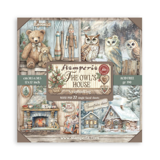 The Owl's House - 12x12 MAXI Paper Pad (einseitig)
