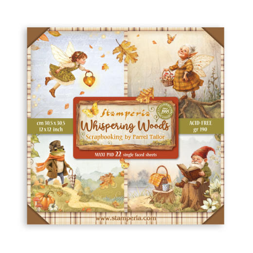Whispering Woods - 12x12 MAXI Paper Pad (einseitig)