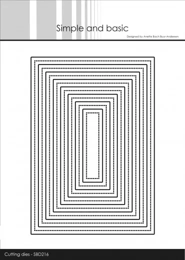 Simple and Basic - Single Pierced Rectangle Cutting Dies