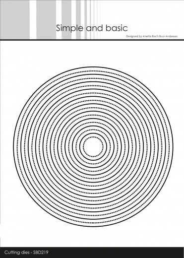 Simple and Basic - Single Pierced Circle Cutting Dies