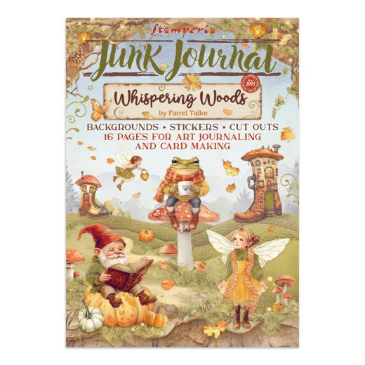 Stamperia - Junk Journal Backgrounds, Stickers, Cut-Outs - Whispering Woods