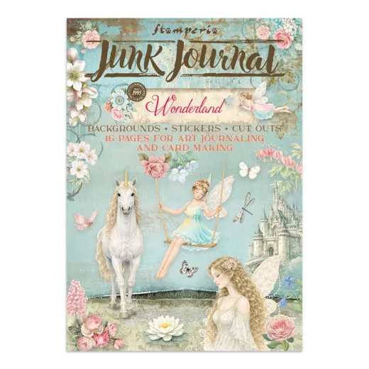Stamperia - Junk Journal Backgrounds, Stickers, Cut-Outs - Wonderland