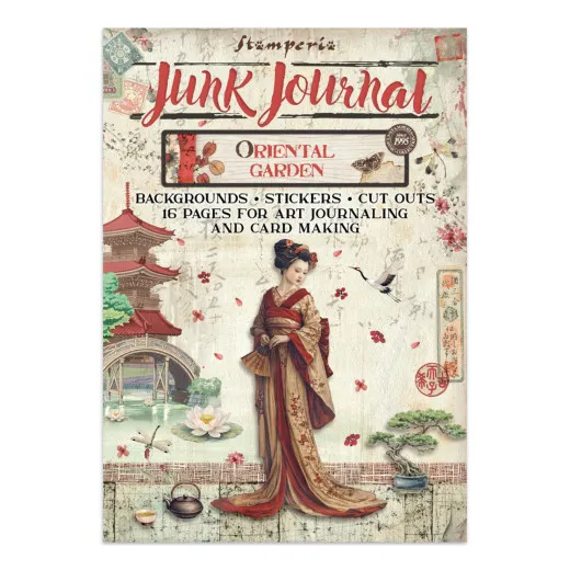 Stamperia - Junk Journal Backgrounds, Stickers, Cut-Outs - Oriental Garden