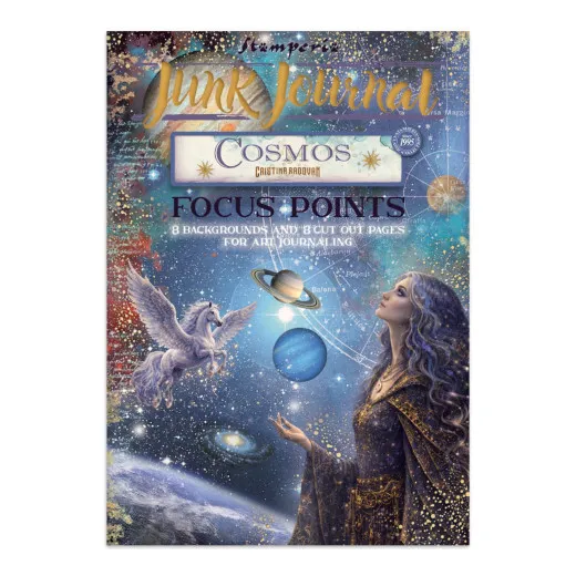 Stamperia - Junk Journal - A5 Focus Points - Cosmos by Cristina Radovan