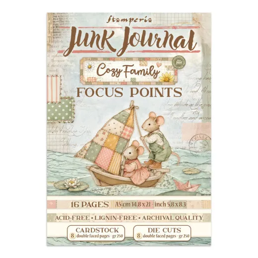 Stamperia - Junk Journal - A5 Focus Points - Cozy Family