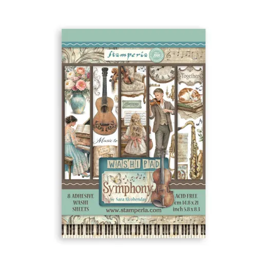 Symphony by Sara Alcobendas - A5 Washi Pad