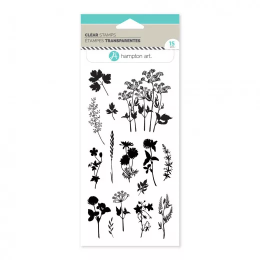 Clear Stamps - Floral Silhouette