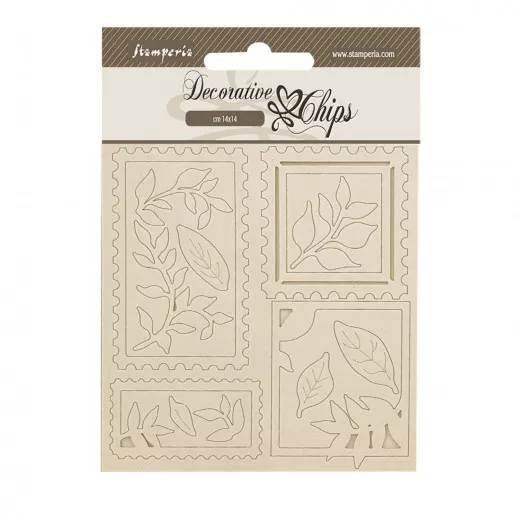 Stamperia Decorative Chips - Dewdrops - Stamps