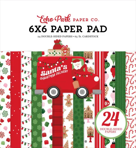 Santa's Christmas Delivery - 6x6 Paper Pad