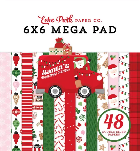 Santa's Christmas Delivery - 6x6 Mega Paper Pad