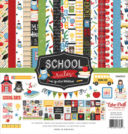 School Rules 12x12 Collection Kit