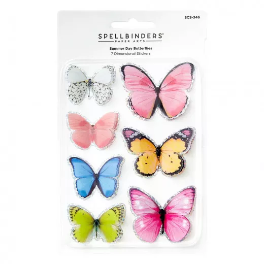 Spellbinders Summer Day Butterflies Sticker