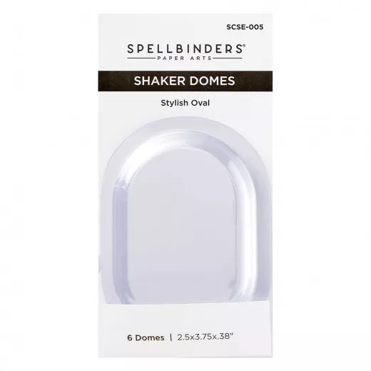 Spellbinders - Stylish Oval Shaker Domes