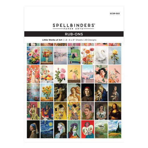Spellbinders - Rub-On Sheets - Little Works of Art