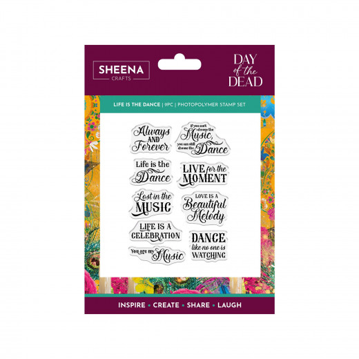 Clear Stamps - Day of the Dead - Life is the Dance
