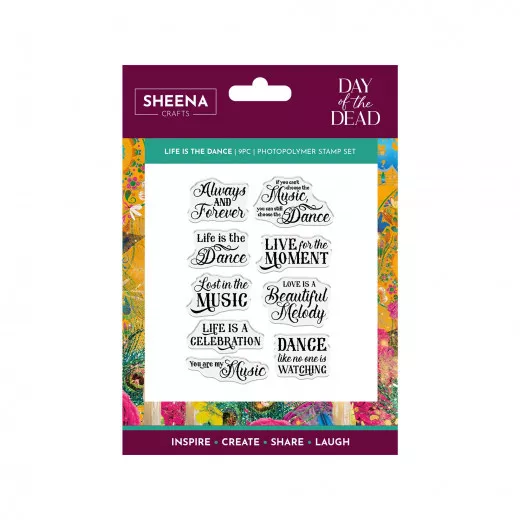 Clear Stamps - Day of the Dead - Life is the Dance