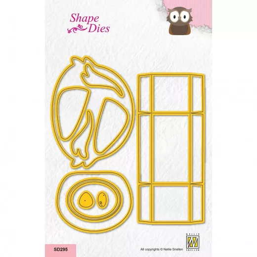 Shape Die - Giftbox Owl