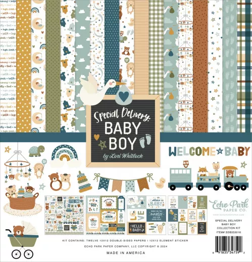 Special Delivery: Baby Boy - 12x12 Collection Kit