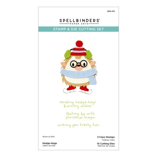 Spellbinders Clear Stamp & Die Set - Merry Mischief - Hedge-Hugs