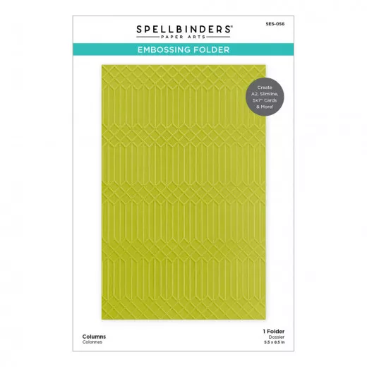 Spellbinders - 3D Embossing Folder - Columns