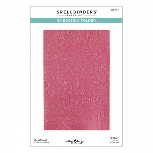 Spellbinders - Embossing Folder - Bold Floral