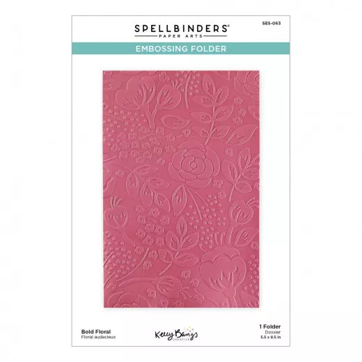 Spellbinders - Embossing Folder - Bold Floral