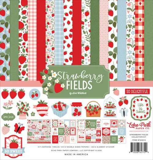 Strawberry Fields by Lori Whitlock - 12x12 Collection Kit